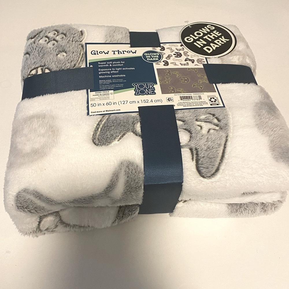 Plush Glow in the Dark Throw